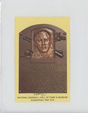 1981 National Baseball Hall of Fame and Museum Postcards Hank Greenberg HOF 0w7