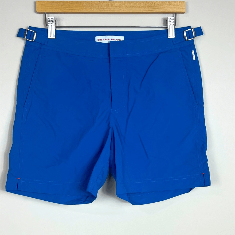 ORLEBAR BROWN Men's Classic Bulldog Mid-Length Swim Shorts Blue sz 30
