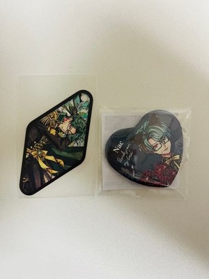 Akuneko Namja Town Heart Can Badge Nack