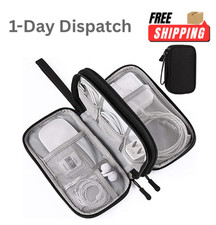 Electronics Accessories Organizer Bag Portable Tech Gear Travel Case for Charger