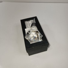 LOT OF 3 Clear Diamond Crystal Stainless Rubber Stopper Sparkle Wine Bottle