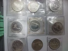 (9) Canada Silver Dollars, Canadian Silver Dollars