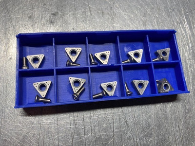 (10) Ammco Brake Lathe Negative Carbide Bits/Inserts Kit 6914TH extra thick