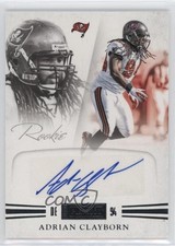 2011 Panini Playbook Rookie 33/299 Adrian Clayborn #52 Auto 04tw