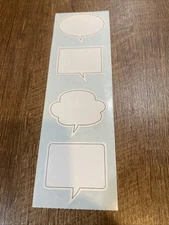 Mrs Grossman's BLURB Stickers Speech/Thought Bubbles Four Modules 1981