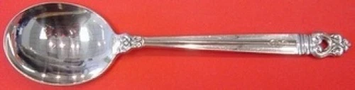 Royal Danish by International Sterling Silver Cream Soup Spoon 6 1/2" Silverware