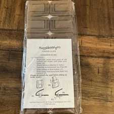 c 12 Joy Mangano Huggable Hangers Finger Clips New Sealed Brown