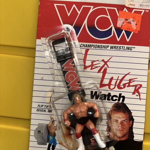 WCW - HOPE - Reloj Lex Luger - 1991 Galoob Hasbro WWF - RARO LEER MUY RARO - Imagen 3 de 11