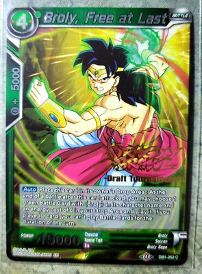 Broly, Free At Last - DragonBrawl Gold Stamped!