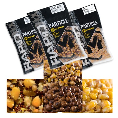 Mivardi Rapid Mais/ Partikel Mix 1kg viele Sorten/ Grundfutter/ Karpfenangeln