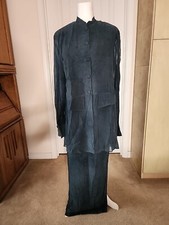 Deadstock 80's PLATINUM Dorothy Schoelen Flowy Top Sz Sm Flowy Skirt Sz 4 NWT