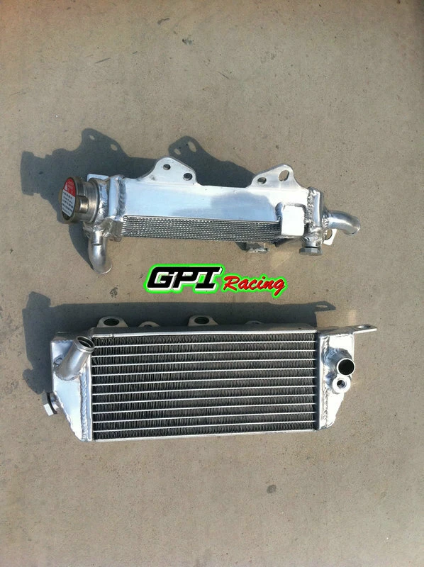 Radiador de aluminio L&R para Kawasaki KLX 300R KLX300 KLX300R 1997-2007 06 05 04 03 Foto 4 de 4