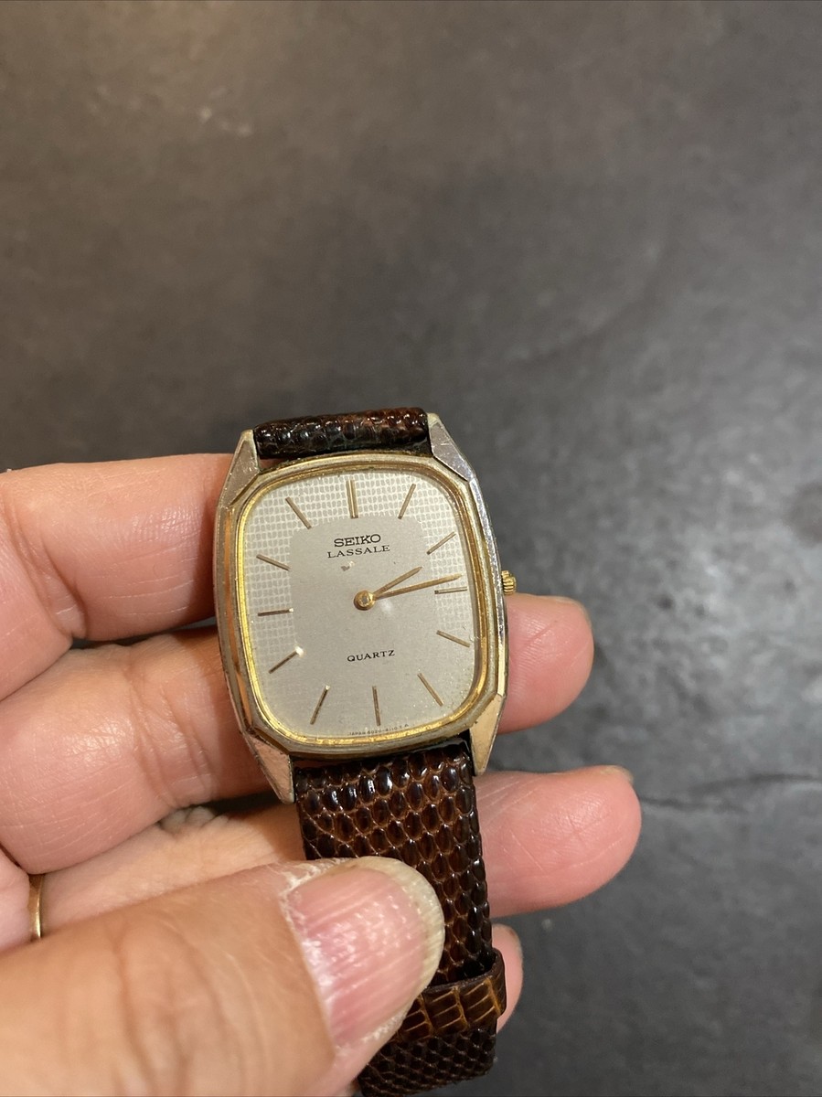 Vintage SEIKO Lassale Thin Men's Watch 6020 | eBay