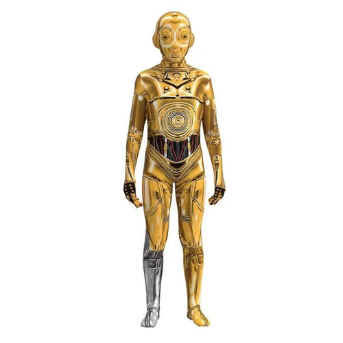 Star Wars C-3PO Mask Jumpsuit Halloween Adult ABodysuits Masquerade Zentai