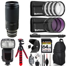 Tamron 70-300mm f/4.5-6.3 Di III RXD Lens Z 7 Piece Filter -64GB Kit