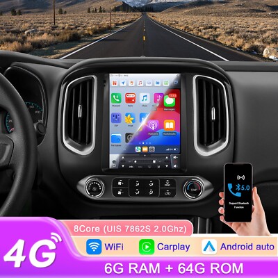 For 2014-2019 Chevrolet Colorado GMC Canyon CarPlay GPS BT Car Stereo Radio 64G