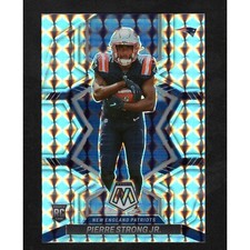 2022 Mosaic Pierre Strong Jr. #323 New England Patriots Mosaic Prizm Rookie RC
