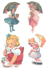 3D UPick Vintage Victorian Love Girls Hearts Scrapbook Card Making Embellishment
