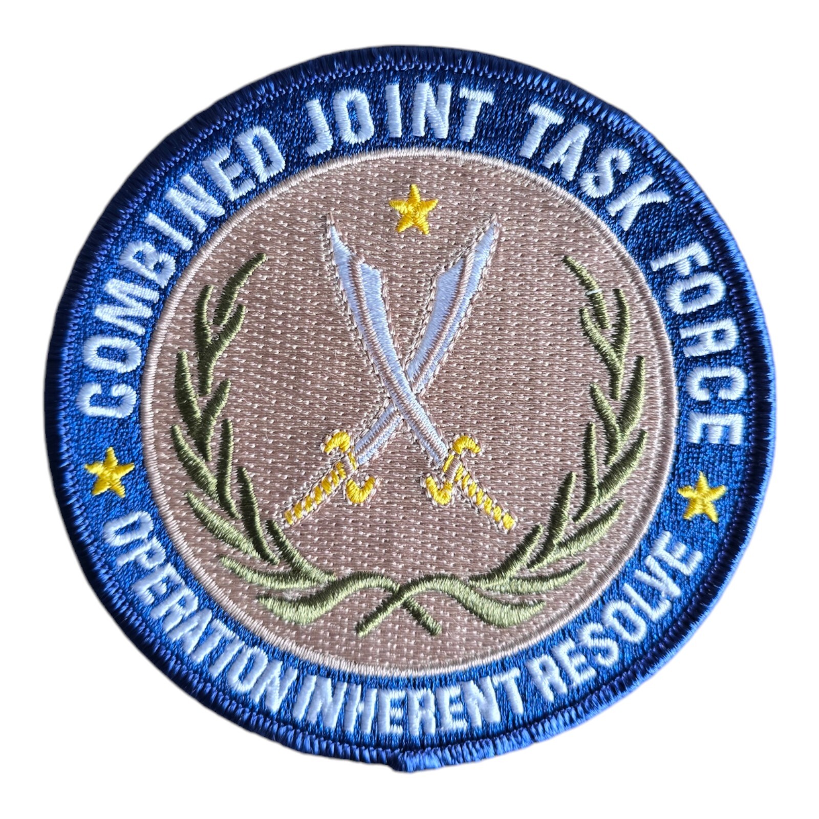 Operation Inherent Resolve Tactical Iron-On Patch