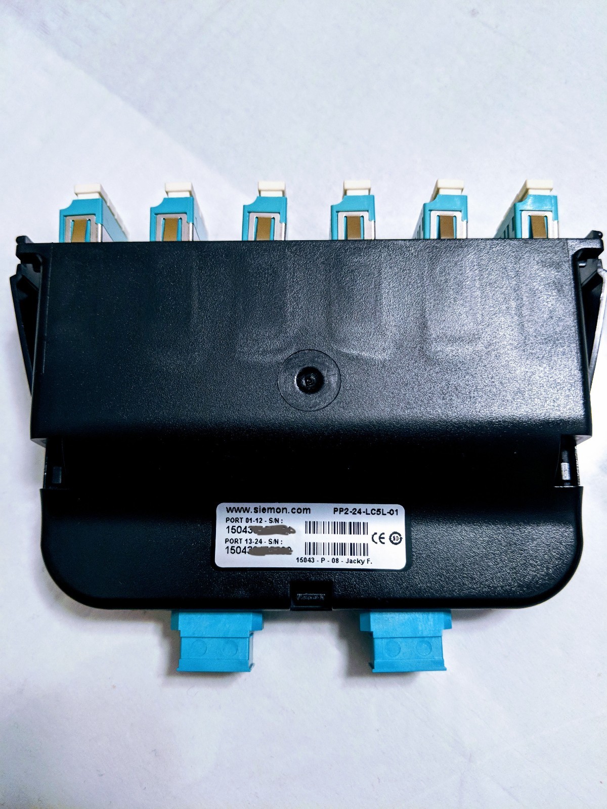 Pp2 Adapter Module 2 of siemon PP2-24LC5L-01 24ports Fiber Plug and Play Module LC ...