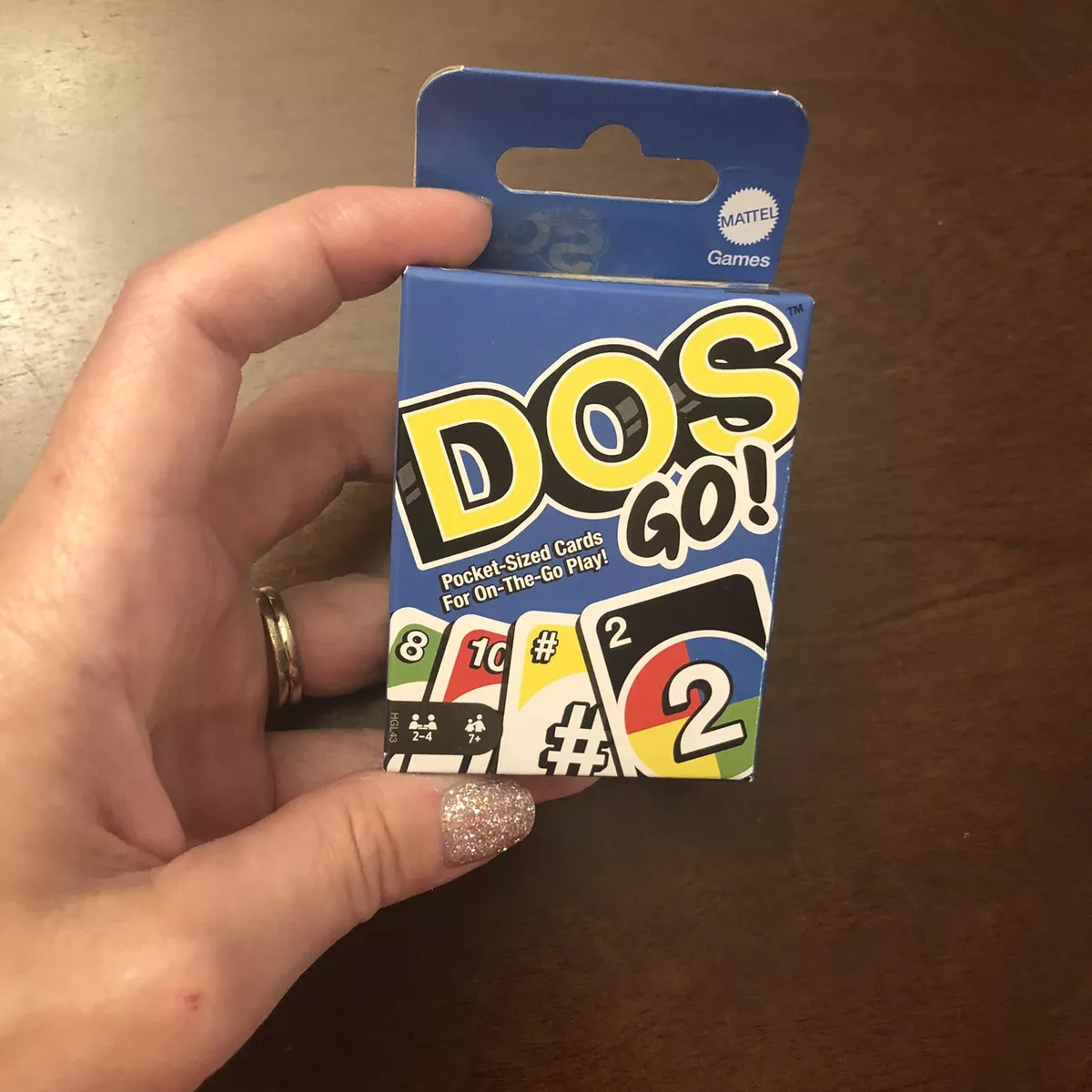 These mini Uno cards look like regular sized cards in my newborn