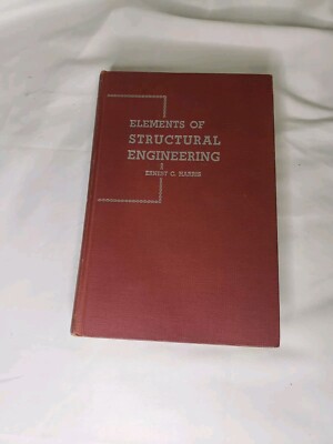 Elements of Structural Engineering HC  by Ernest C. Harris  1954 