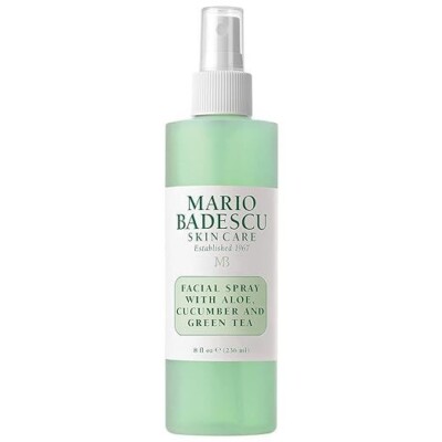 8 oz Mario Badescu LARGE Skincare Facial Spray Aloe, Cucumber & Green Tea, NEW