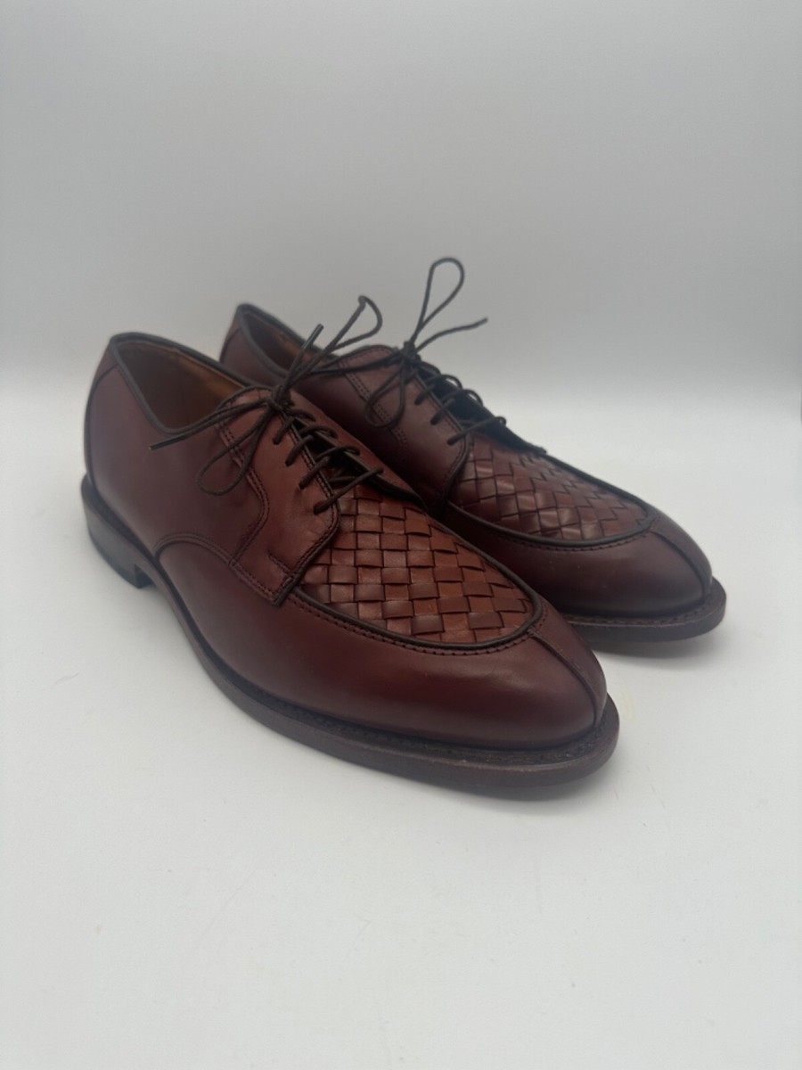 アレンエドモンズ｜Allen Edmonds｜Hersey｜サイズ8 BRAND NEW Allen Edmonds Brown Woven Leather Hersey Sz