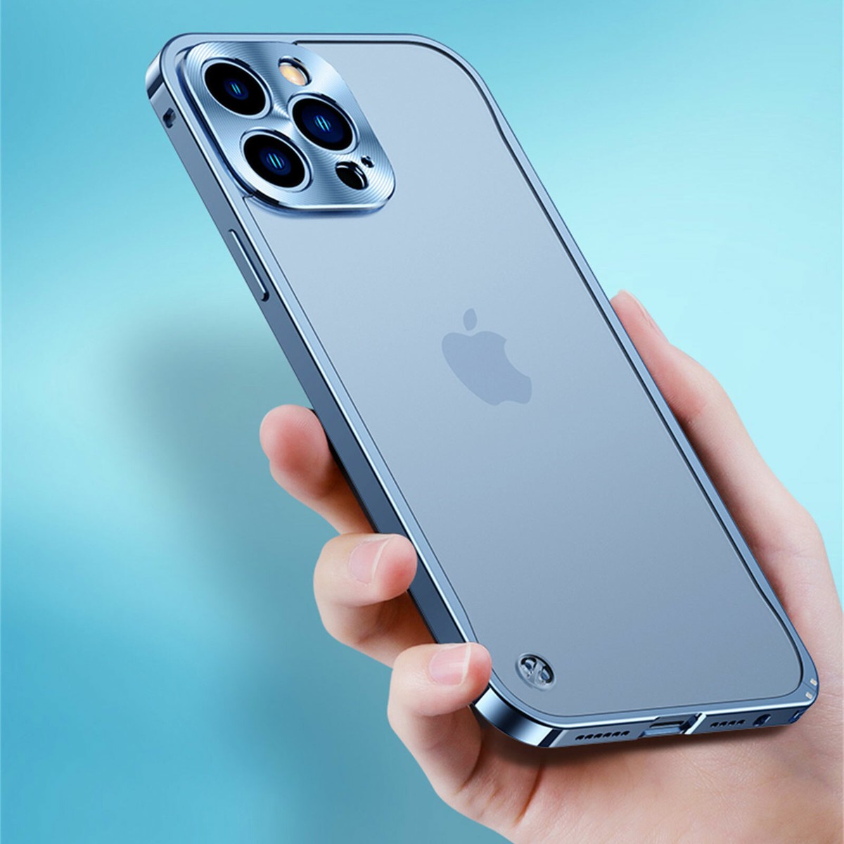 Metal Bumper Aluminum Slim Hard Case Cover For iPhone 13 12 14 Pro X XS Max