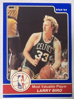 Larry Bird 1984 Star Most Valuable Player Card  #8 (5082)
