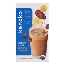 79 oz, 6 Pack, Kencko Banana Caramel Instant ...