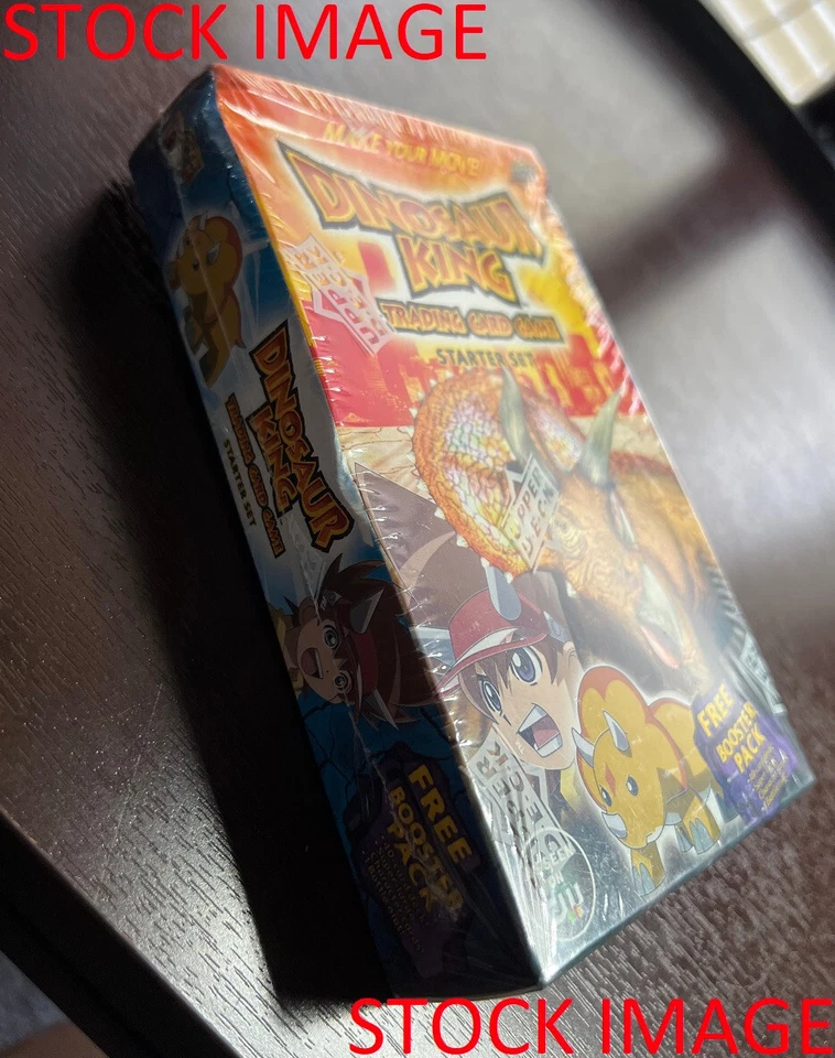 Juego de inicio Dinosaur King 2008 - Juego de cartas coleccionables de cubierta superior sellado de fábrica Foto 3 de 4