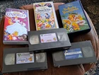 3 x WALT DISNEY VIDEOS TAPES ARE FACTORY SEALED