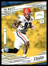 2021 Panini Prestige Tre' McKitty #274 Rookie RC Los Angeles Chargers