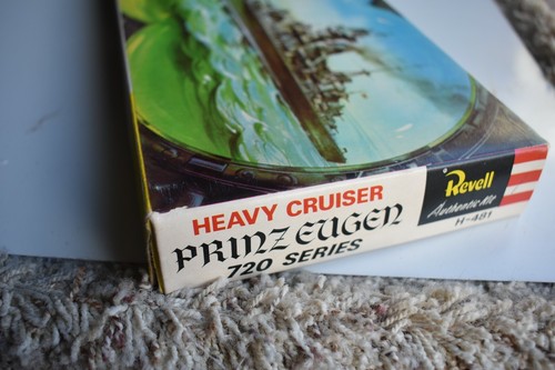 Revell 720 series Heavy Cruiser Prinz Eugen Vintage 1967 unopened kit - Picture 2 of 3