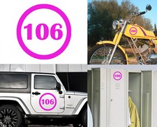 Number 106, Sticker Vinyl Version v1b