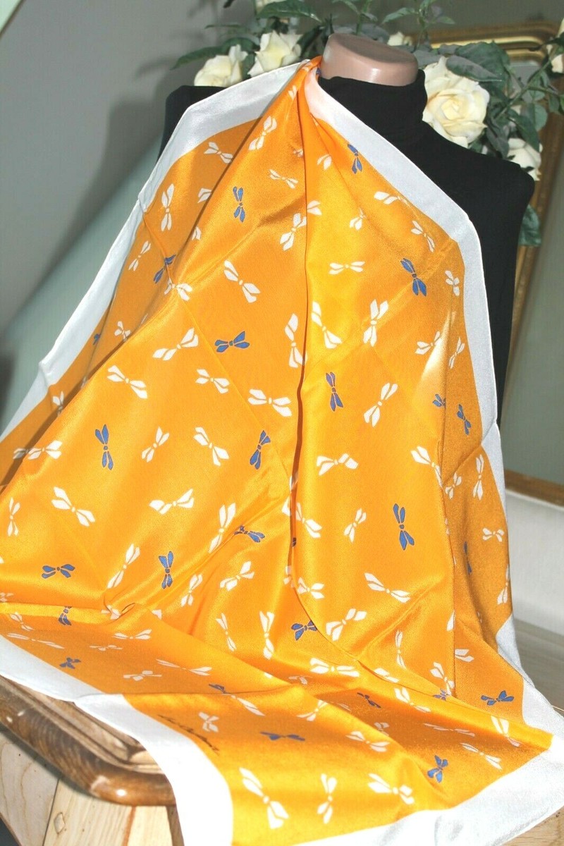 Foulard/Carré/Chale★Foulard en soie 100%★roulotté main-27gr