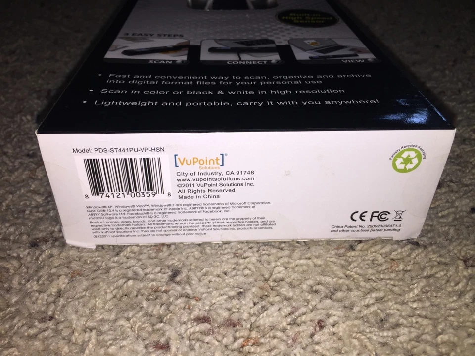 VuPoint Magic Wand Magic Wand II Sheetfed Scanner *NEW/SEALED!* - Image 3 of 3