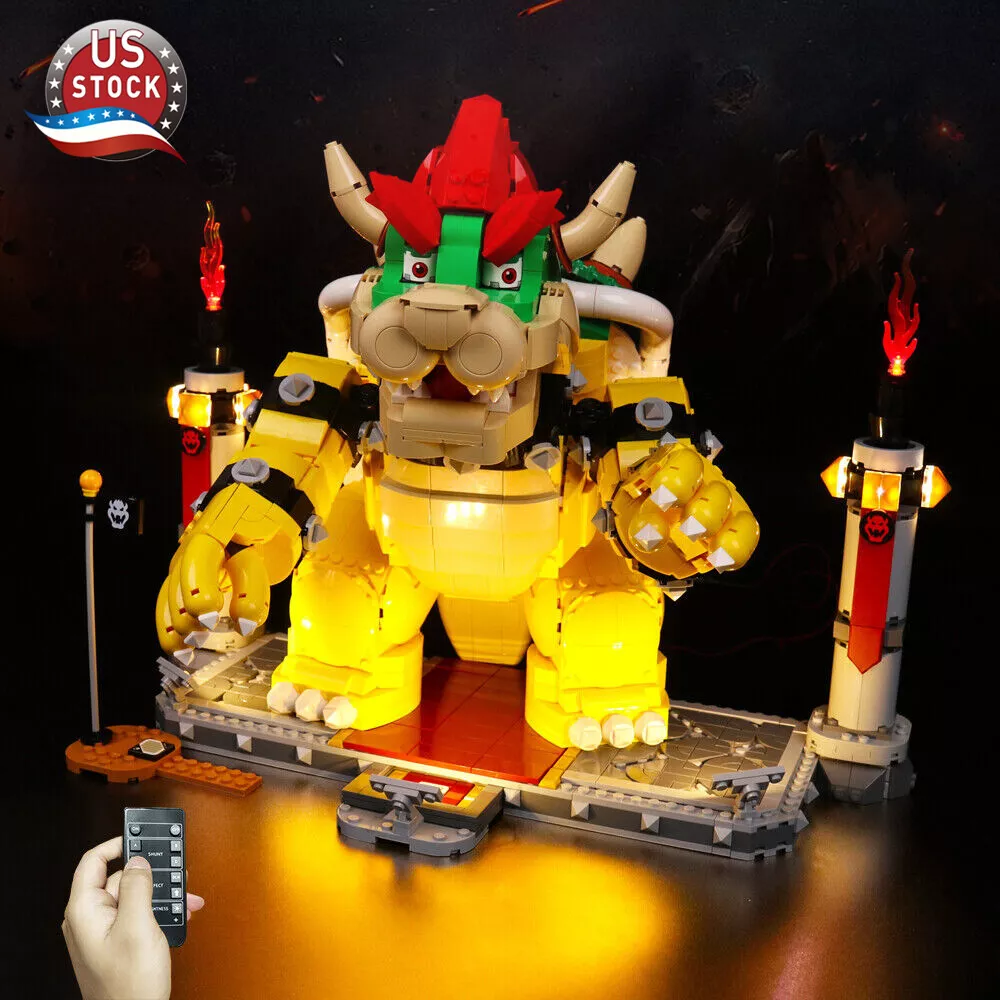 LED Light Kit for Lego 71411 The Mighty Bowser Model Lighting Set Remote  Control