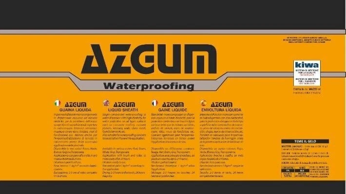 Guaina Liquida Trasparente Impermeabilizzante x Terrazzi e Balconi AZGUM da 5 Lt - Immagine 3 di 4