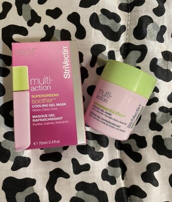 Strivectin Supergreens Soother Cooling Gel Mask 70ml/2.4 fl oz Skincare New
