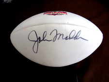 JOHN MADDEN WSC OAKLAND RAIDERS HOF SIGNED AUTO VINTAGE NIKE FOOTBALL JSA LOA