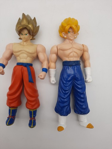 2 Dragon Ball Z 1996 Figure Yellow & Gold Hair DBZ Gohan - Bild 5 von 9