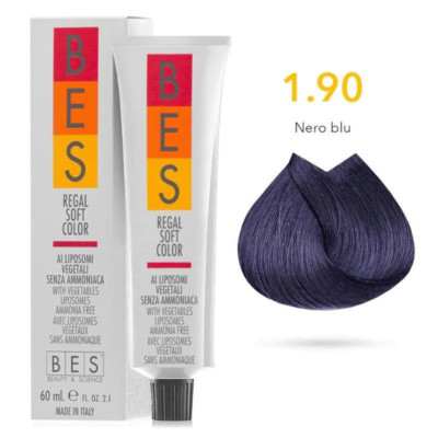 BES REGAL SOFT COLOR # 1.90 BLUE BLACK - NEW IN BOX