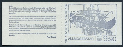 Booklet F48 Sweden 1970 canceled Sailing Boats - Picture 2 of 2