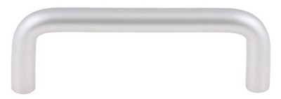 (12 Pack) 3'' Wire Pull Satin Aluminum