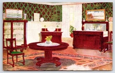 Postcard MA Springfield Flint and Brickett Co Furniture Posted 1912 PC M9638