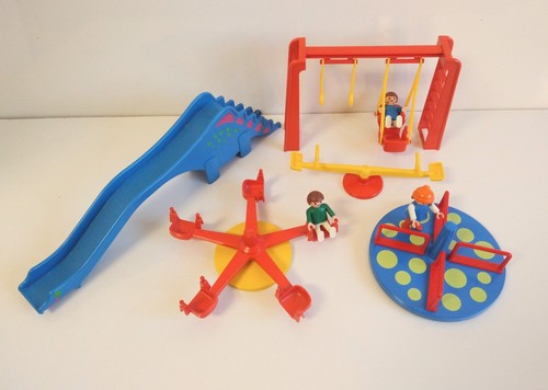 Playmobil Spielplatz Rutsche Schaukel Park Konvolut