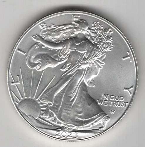 2023  W WALKING LIBERTY AMERICAN EAGLE .999 FINE SILVER DOLLAR COIN 1oz. $1 USA