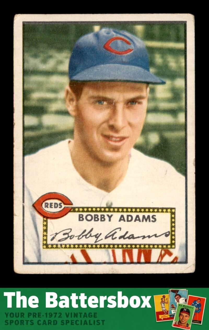 Bobby Adams #249 Baseball Cards 1952 Topps trading card — raw and PSA graded price guide
